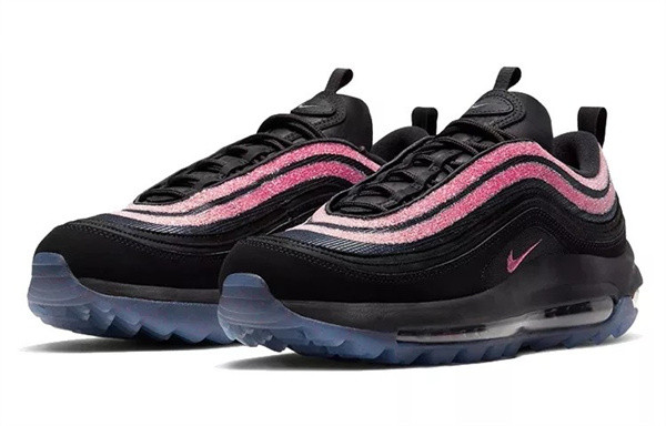 Women's Running weapon Air Max 97 Black Shoes 018